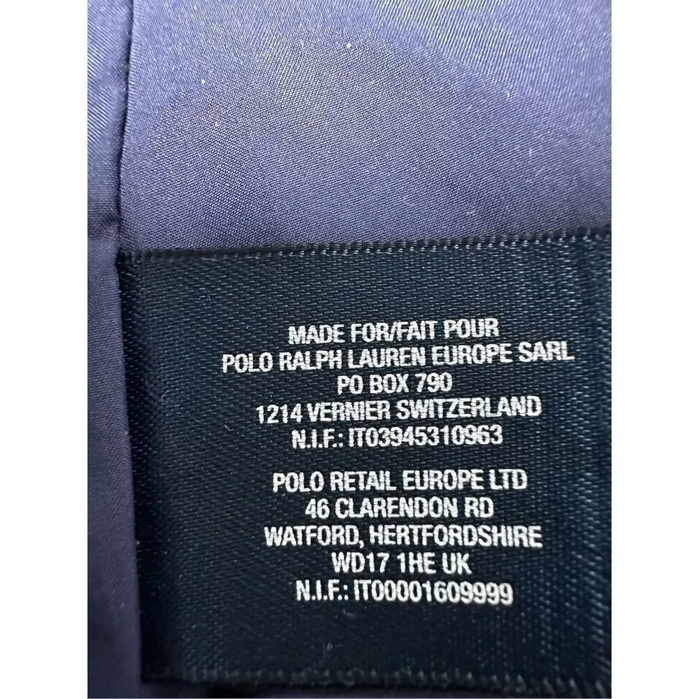 Ralph Lauren Quilted Corduroy Jacket Kids Size M 8/10 No Belt Snap Closure